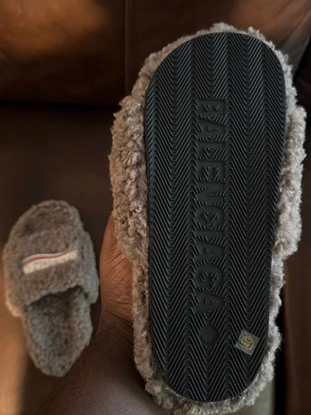 Balenciaga cozy shearling